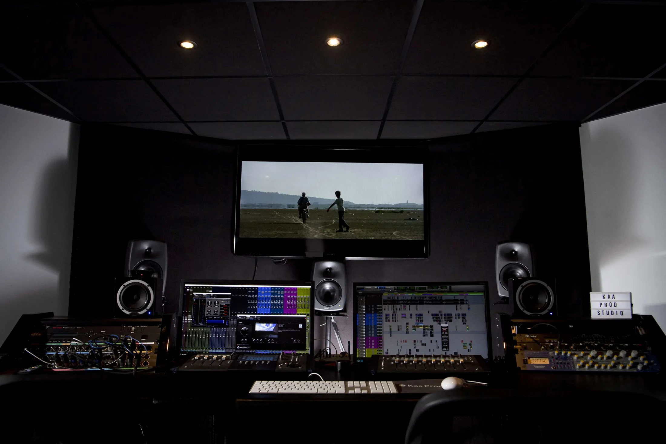 Studio 1 mixing and recording room.